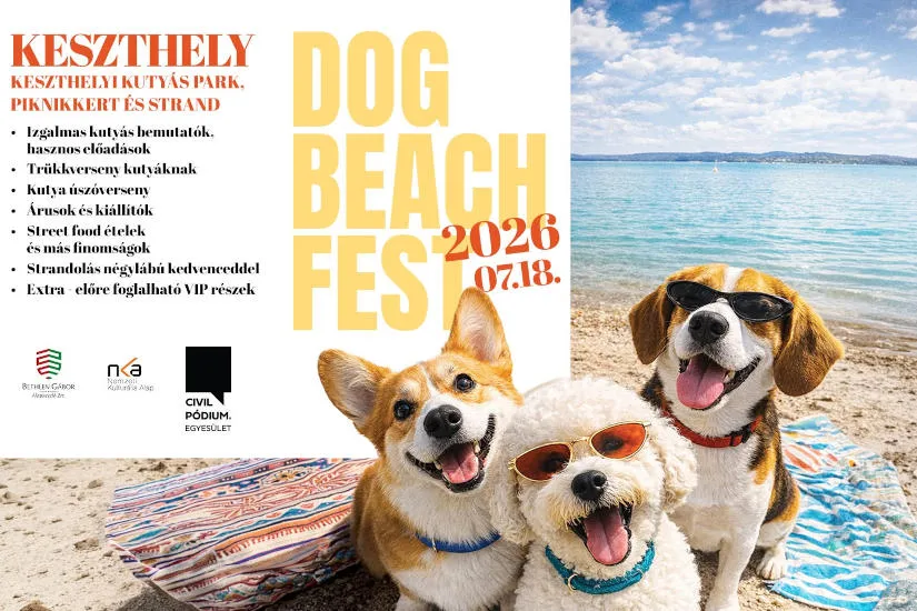 Dog Beach Fest 2026 – Balatoni Kutyás Fesztivál
